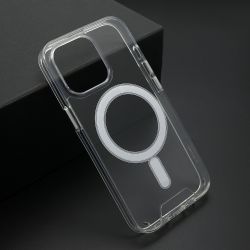 Futrola STANDARD MagSafe za iPhone 13 Pro (6.1)providna (bela) (MS).