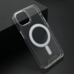 Futrola STANDARD MagSafe za iPhone 14 (6.1)providna (bela) (MS).