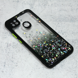 Futrola Frame Glitter za Xiaomi Redmi 9C/Redmi 10A crna.