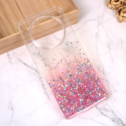 Silikonska futrola Glitter za Xiaomi Redmi A3 roze.