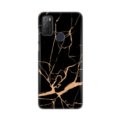 Silikonska futrola print za Alcatel 1S (2021)/3L (2021)/A1 Alpha 21 All Black.