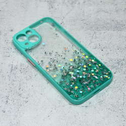 Futrola Frame Glitter za iPhone 13 mint.