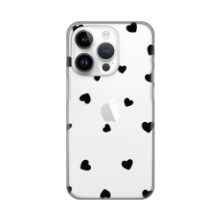 Silikonska futrola print Skin za iPhone 14 Pro Hearts.