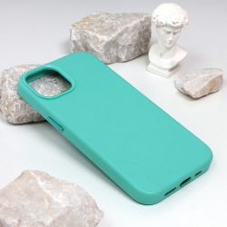 Futrola Beautiful Shine Leather iPhone 14 mint.