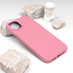 Futrola Beautiful Shine Leather iPhone 14 Plus roze.