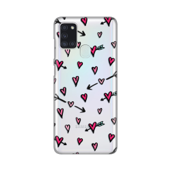 Silikonska futrola print Skin za Samsung A217F Galaxy A21s Heart Pattern.