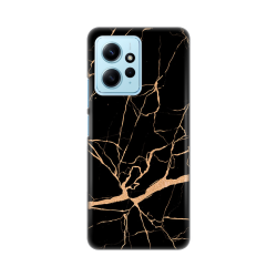 Silikonska futrola print za Xiaomi Redmi Note 12 4G (EU) All Black.