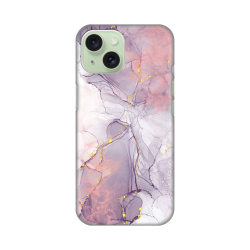 Silikonska futrola print za iPhone 15 Pink Marble.