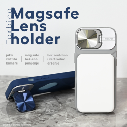 Futrola Magsafe Lens holder za iPhone 14 Pro narandzasta.