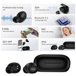 Bluetooth slusalice QCY Arcbuds lite bele.