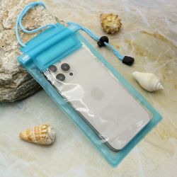Vodootporna futrola Bikini Transparent 6.5in svetlo plava (MS).