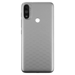 Poklopac za Motorola Moto E20 Gray + staklo kamere (NO LOGO).