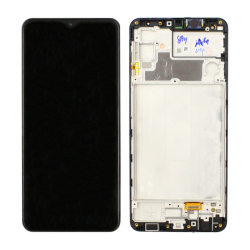 LCD Displej / ekran za Samsung M325 Galaxy M32 + touchscreen + frame Black (Original Quality).