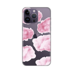 Silikonska futrola print Skin za iPhone 14 Pro Max 6.7 Pink Clouds.