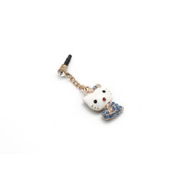 Kapica Handsfree slušalice 3,5 mm charm Kitty L plava.