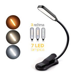 Led lampa EL01 crna.