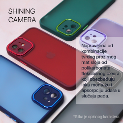 Futrola Shining Camera za iPhone 15 6.1 tamno zelena.