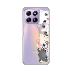 Silikonska futrola print Skin za Huawei Honor X6b Cats.