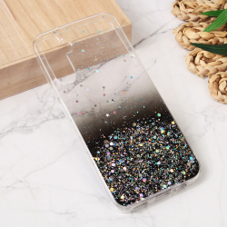 Silikonska futrola Glitter za Samsung A145R/A146B Galaxy A14 4G/5G crna.