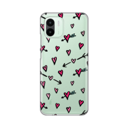 Silikonska futrola print Skin za Xiaomi Redmi A1/Redmi A2 Heart Pattern.