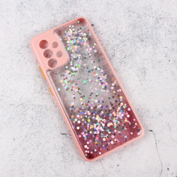 Futrola Frame Glitter za Samsung A325 Galaxy A32 4G (EU) roze.