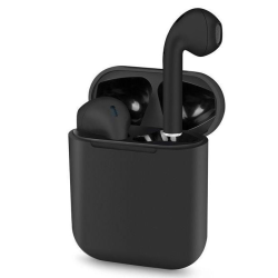 Bluetooth slusalice Airpods i12 TWS crne HQ.