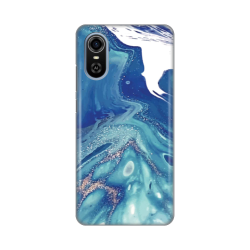 Silikonska futrola print za ZTE Blade A31 Plus Blue Marble.