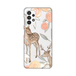 Silikonska futrola print Skin za Samsung A135 Galaxy A13 4G Flower Deer.