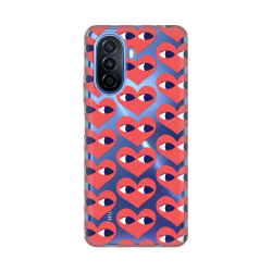 Silikonska futrola print Skin za Huawei Nova Y70/Nova Y70 Plus Eye Heart Pattern.