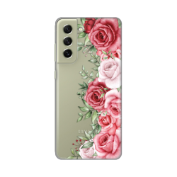 Silikonska futrola print Skin za Samsung G990 Galaxy S21 FE Wild Roses.