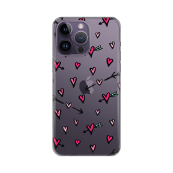 Silikonska futrola print Skin za iPhone 14 Pro Max 6.7 Heart Pattern.