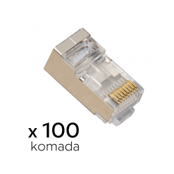 Konektor RJ45 metal CAT 6 8P8C JWD-AD82 100 kom.