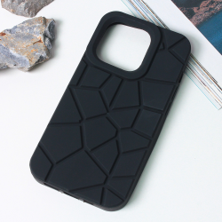 Futrola Color Stone za iPhone 14 Pro crna.