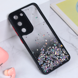Futrola Frame Glitter za Samsung S916B Galaxy S23 Plus crna.