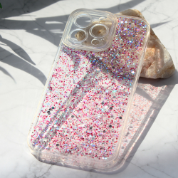 Futrola Glitter za iPhone 14 Pro Max 6.7 ljubicasta.