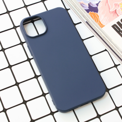 Futrola Nano Silikon za iPhone 15 Plus 6.7 tamno plava.