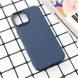 Futrola Nano Silikon za iPhone 15 tamno plava.
