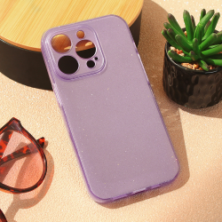 Futrola Sparkle Dust za iPhone 15 Pro 6.1 ljubicasta.