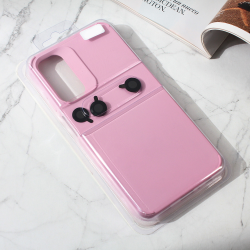 Futrola Colorful and Camera glass za Samsung A245 Galaxy A24 4G roze.