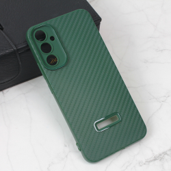 Futrola Carbon Stripe za Samsung A346 Galaxy A34 5G 5G zelena.