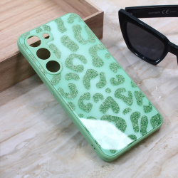 Futrola Shiny glass za Samsung S911B Galaxy S23 svetlo zelena.