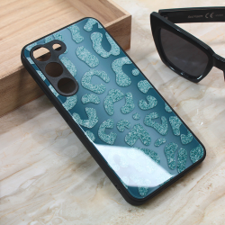 Futrola Shiny glass za Samsung S911B Galaxy S23 plava.
