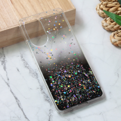 Silikonska futrola Glitter za Huawei Honor 50/Nova 9 crna.