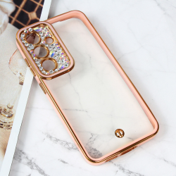 Futrola Cirkon Camera za Samsung S921B Galaxy S24 roze.