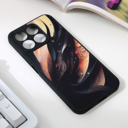 Futrola Abstract za Huawei Honor X8b crna.