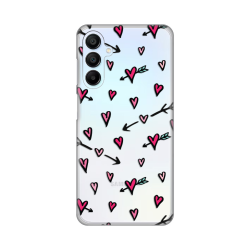 Silikonska futrola print Skin za Samsung A156 Galaxy A15 5G Heart Pattern.