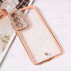 Futrola Cirkon Camera za Samsung A356B Galaxy A35 5G roze.