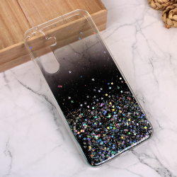 Silikonska futrola Glitter za Samsung A356 Galaxy A35 5G crna.