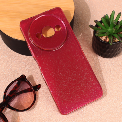 Futrola Sparkle Dust za Xiaomi Redmi A3 bordo.
