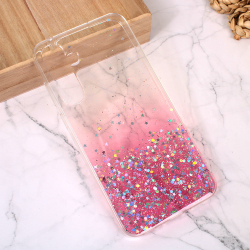 Silikonska futrola Glitter za Samsung A356 Galaxy A35 5G roze.